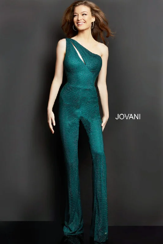 Jovani 09018 Long Formal Beaded Jumpsuit