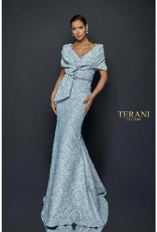 Terani Couture 1921M0726 Powder Blue 10 Sale