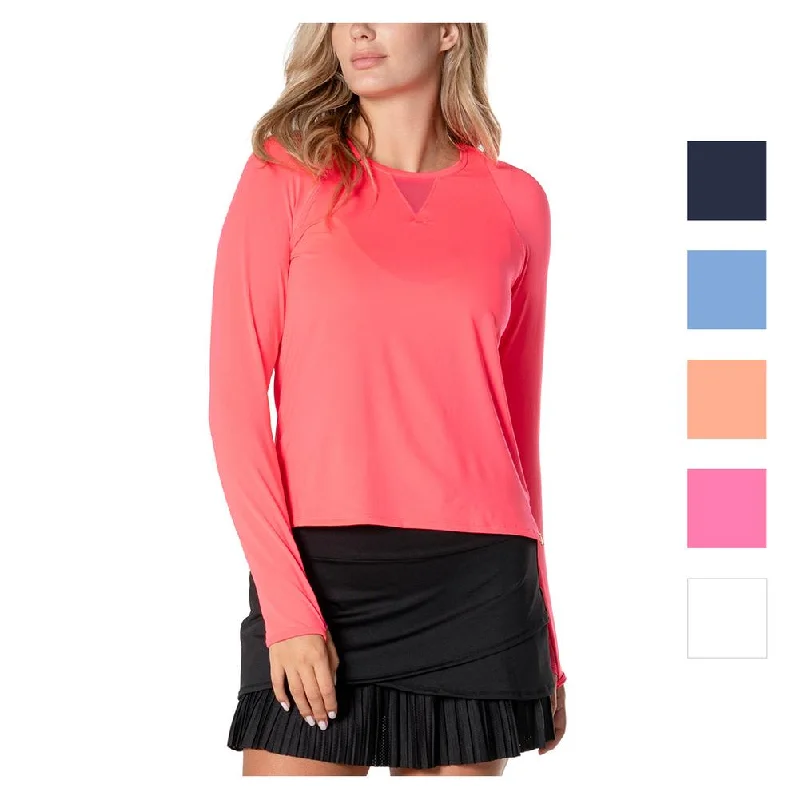 Women`s High Low Breezy Long Sleeve Tennis Top