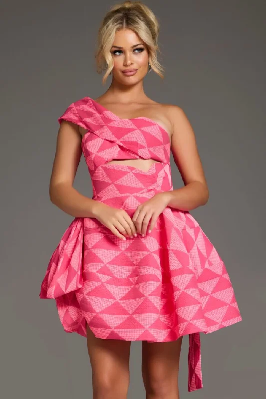 Jovani 34404 Short Mini Geometric Cocktail Dress