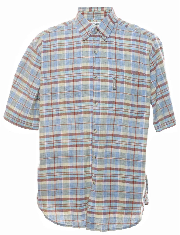 Columbia Short Sleeve Checked Shirt - M