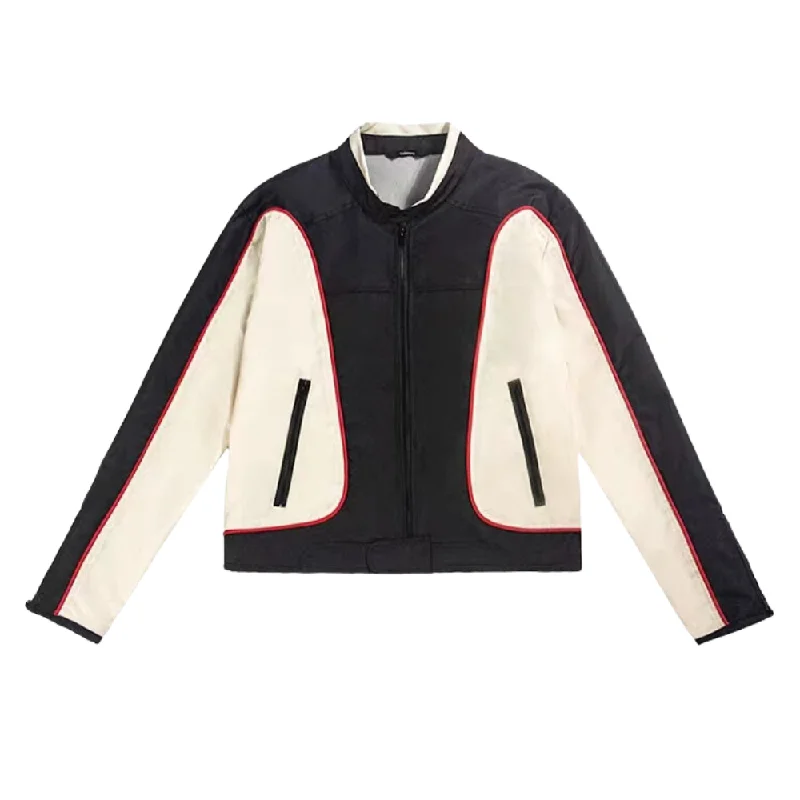 Street Colorblock Racing Jacket