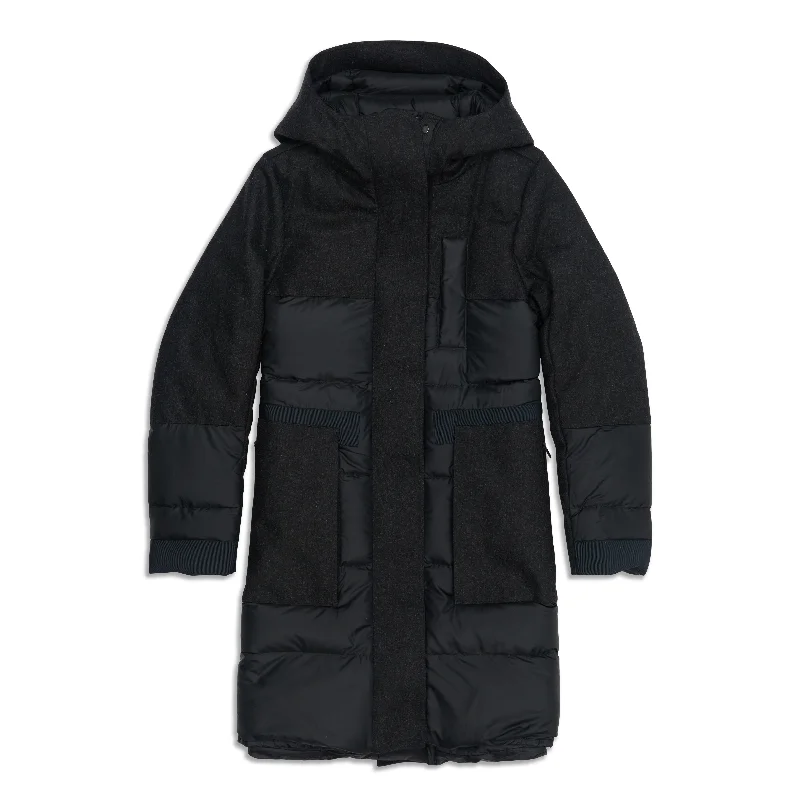 Winter Chill Wool Parka - Resale