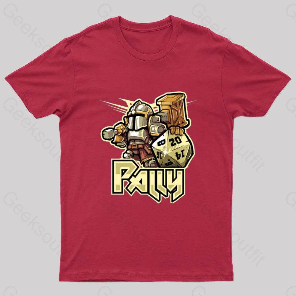 Mini RPG Paladin Nerd T-Shirt