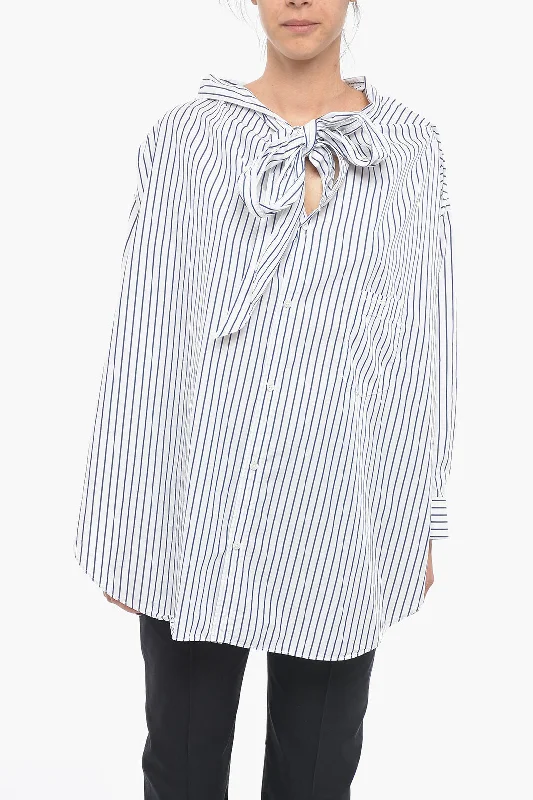 Balenciaga Knotted Design VAREUSE Cotton Shirt