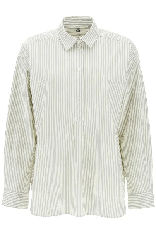 Toteme Women's Striped Oxford Shirt