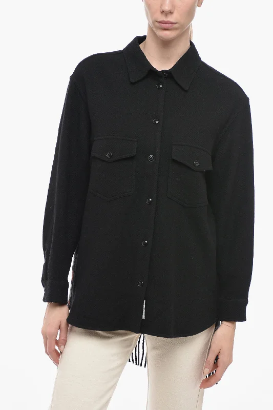 Woolrich Wool ALASKAN Shirt with Fringe L Standard size