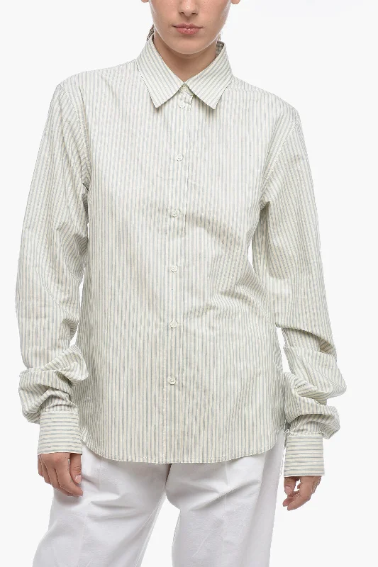 Maison Margiela MM6 Balanced Stripe Cotton Shirt