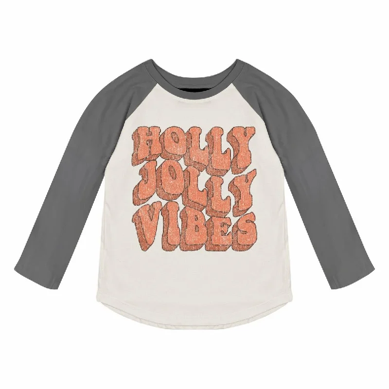 HOLLY JOLLY VIBES LONG SLEEVE TSHIRT