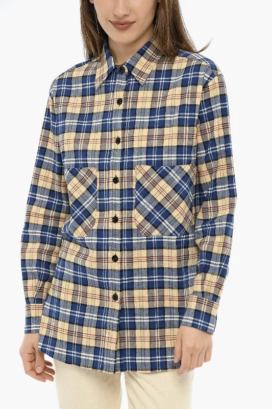 Woolrich Double Breast Pockets Tartan Check Shirt