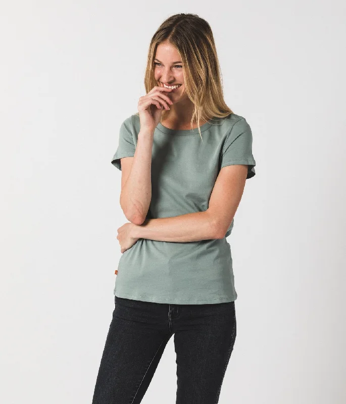 Women's Fitted Crew - Sage