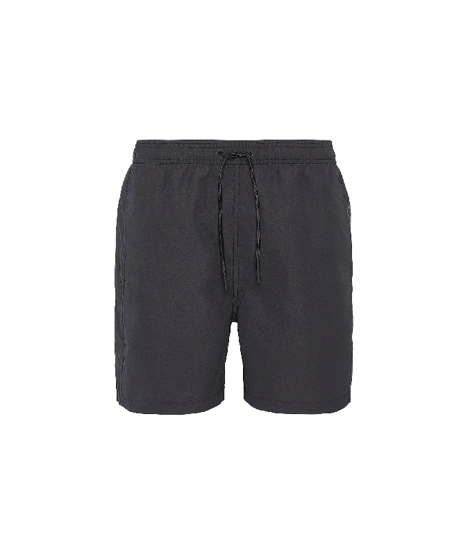 Large Logo Swim Shorts - Black