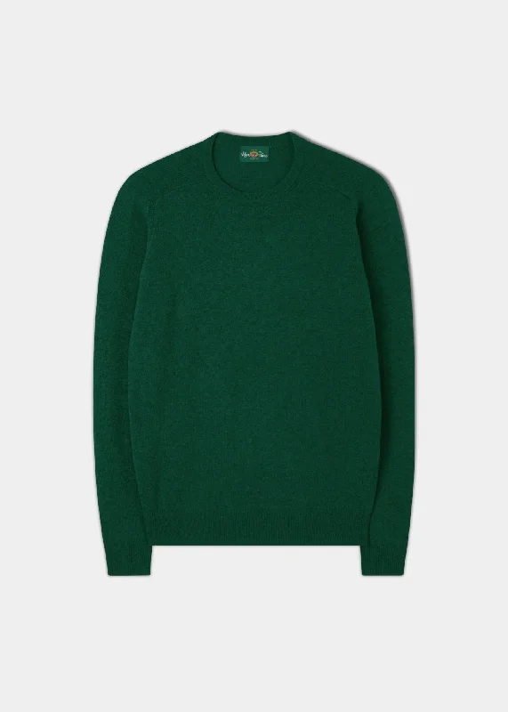 Men's Lambswool Crew Neck Jumper in Cossack - Regular Fit