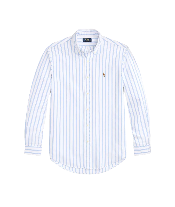 Custom Fit Striped Oxford Shirt - Multi