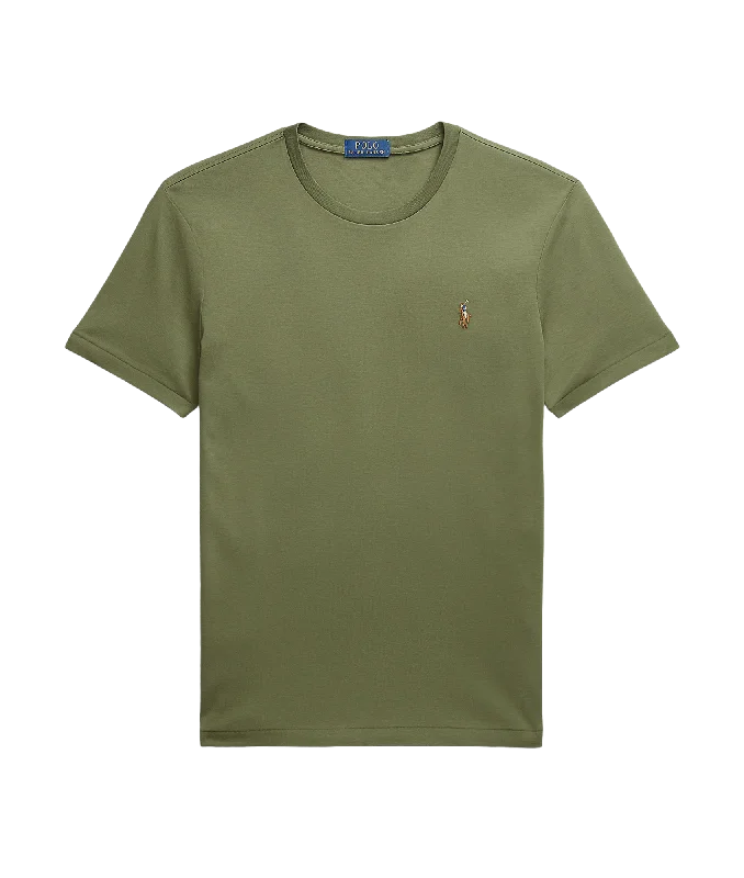 Custom Slim Fit Soft Cotton T-shirt - Green