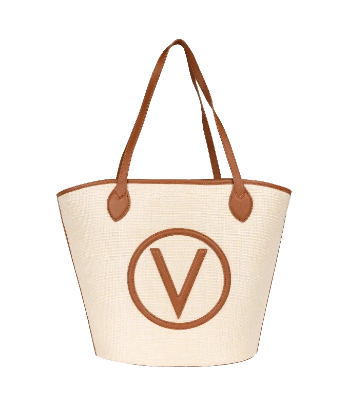 Covent Beach Tote With Crossbody Bag - Cream