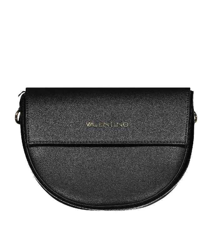 Semi-Circular Crossbody Bag - Black