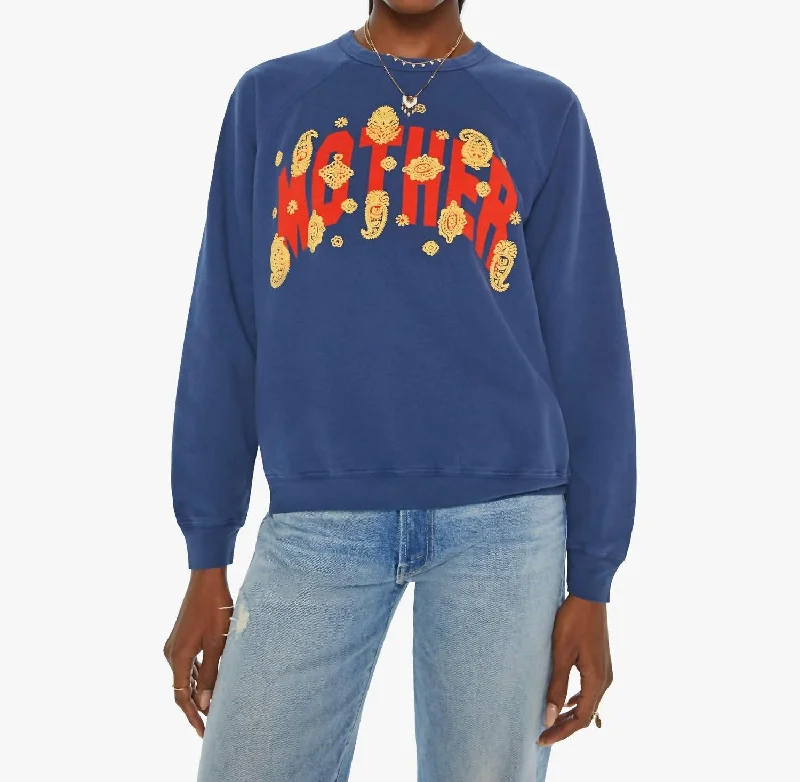 Biggie Concert Sweatshirt In Mother Paisley