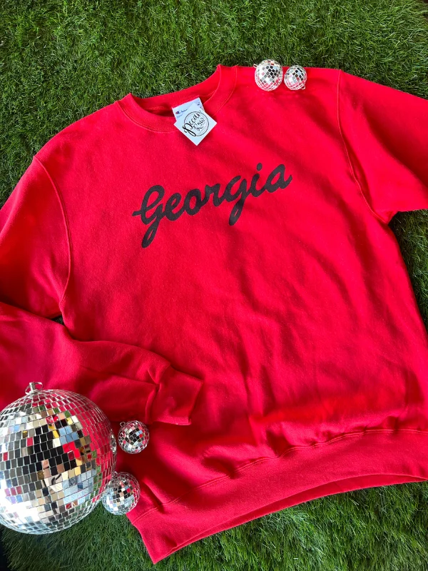 Georgia Script Sweatshirt by Peach State Pride