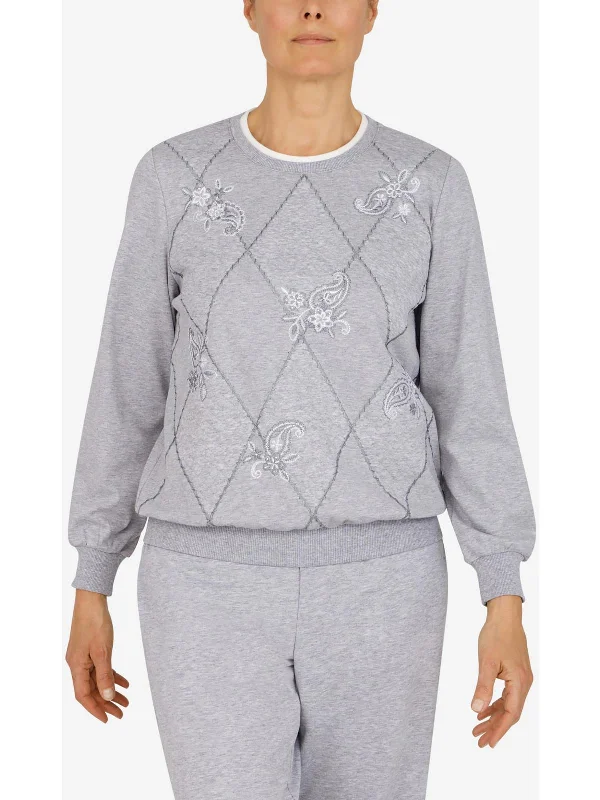 Womens Embellished Comfy Sweatshirt