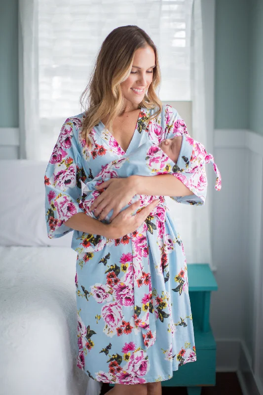 Isla Robe & Swaddle Blanket Set