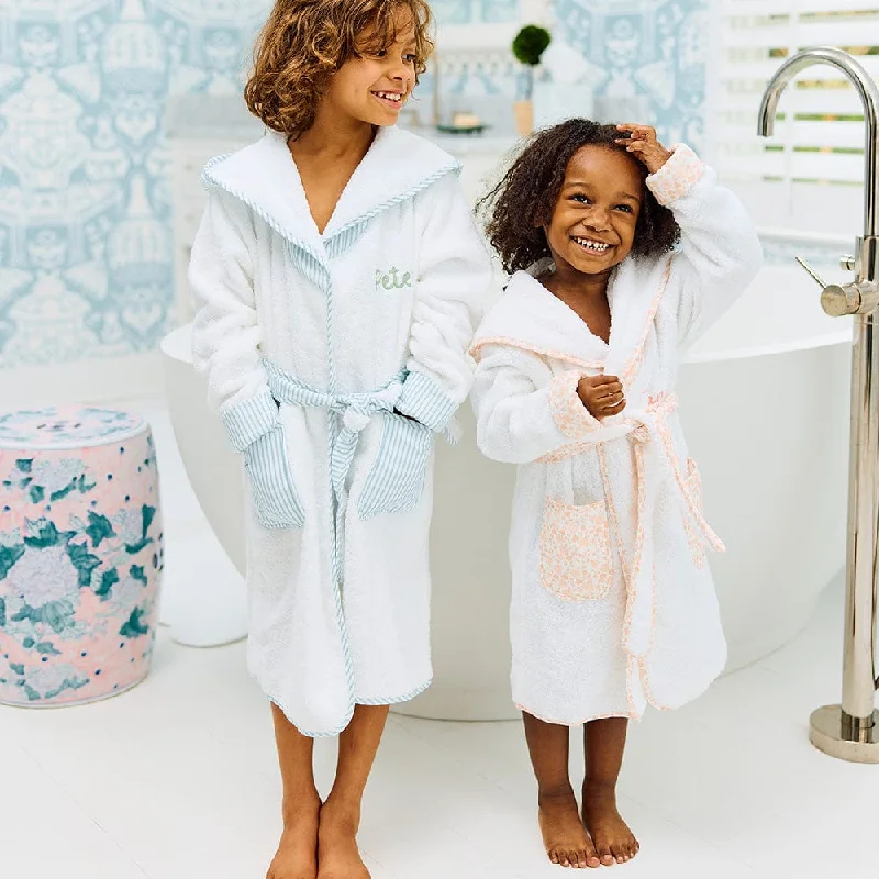 Percale Kids' Bath Robe