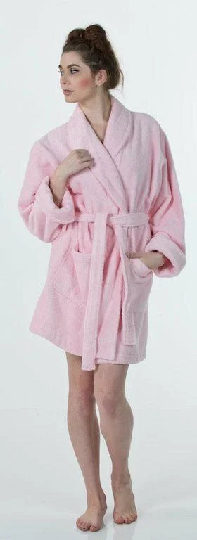 TURKISH TERRY-16 OZ. SHORT SPA ROBE