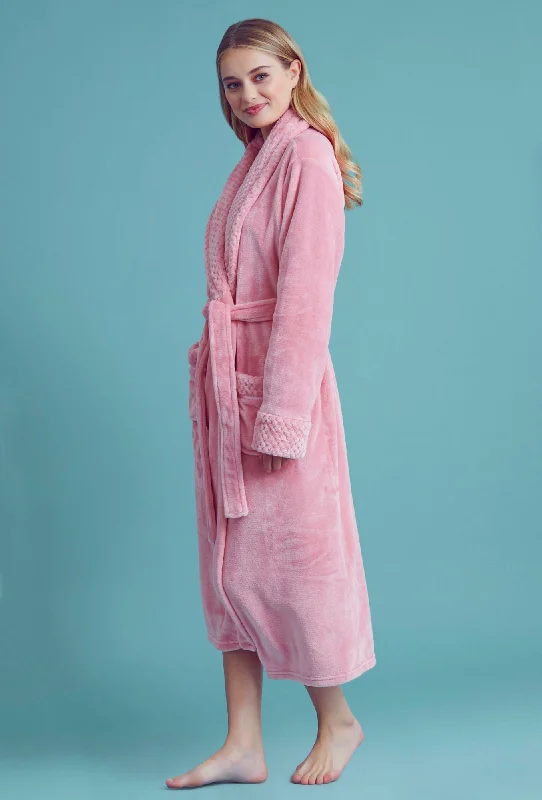 Women?s Comfortable Fleece Bathrobe ? Plush Soft Robe for Women